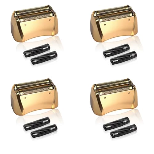 Shaver Replacement Pro Foil & Cutter,Compatible with Andis TS-1 Shaver Head - color: Rose Gold 4 Pack