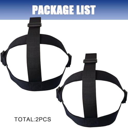 2PCS Elastic Catcher Mask Harness Replacement, Adjustable Strap for Baseball & Softball Umpire & Catcher Masks (Black)