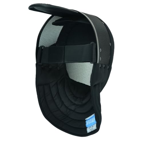 Coach Fencing Mask - 350N Mask with Removable Lining - CE Certified Coach Fencing Helmet - color: Fixed Lining, size: Medium