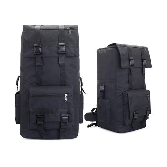 Travel Backpack-120L Hiking Backpack Waterproof Military Camping Rucksack Daypack,Climbing Bags (black-120L)