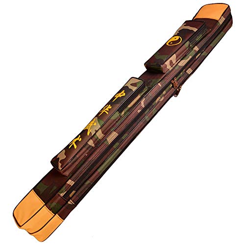 ZooBoo Tai Chi Sword Bag- Martial Arts Shoulder Case for Blades Nandao - color: Camouflage, size: Single Layer