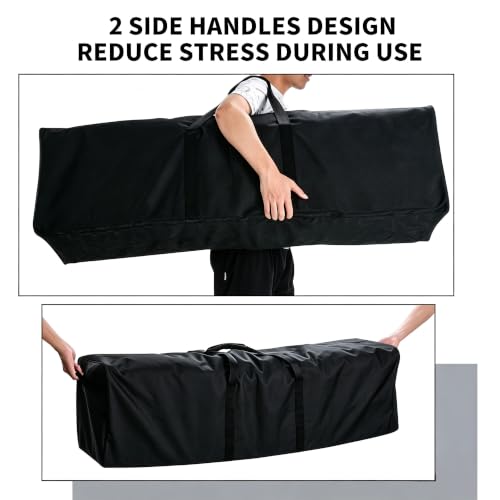 Urbanstand 52 inch Foldable Duffel Lock Zipper Travel Camp, Black - color: Black, size: 52 Inch
