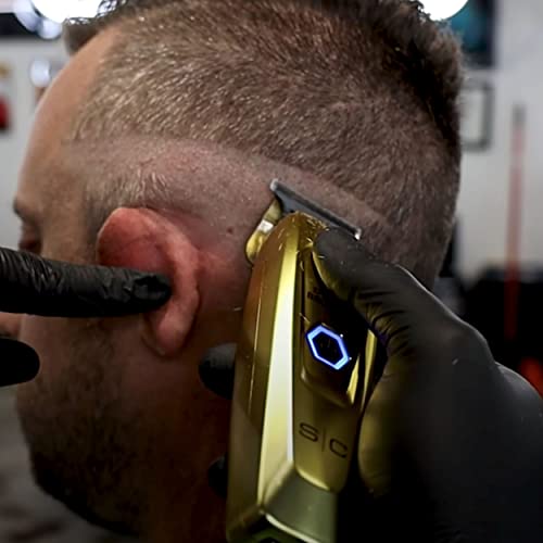 StyleCraft Replacement Hair Trimmer Blade Cutter Set Professional Grade - color: X-pro Precision Gold Titanium - the One Precision Black Diamond