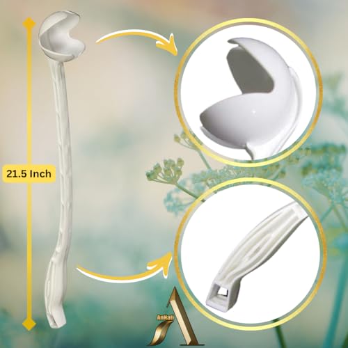 AnNafi® Speed Arm Ball Thrower, Cricket Practice Speed Arm Launcher & Ball Pickup, Fetch & Fold Ball Launcher Set, Cricket Practice Equipments (with Tennis Ball, White) - color: White, size: With Tennis Ball