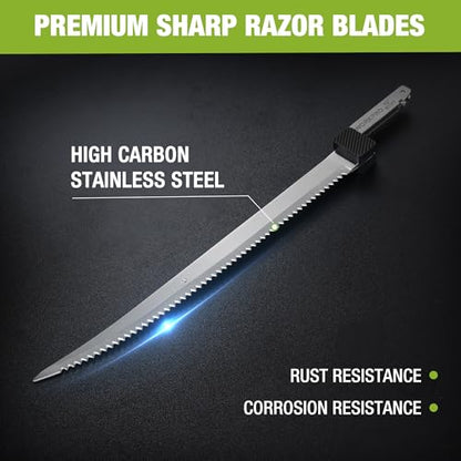 WORKPRO 10" Replacement Blades Only 12V Cordless Electric Fillet Knife (W125223AE) (Pack of 3) - size: 10 inch (Pack of 3)