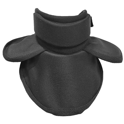 LEONARK 350N Hema Overlays Throat Guard Protector Fencing Gorget with Protection Plate for Hema Longsword Rapier Sabre Armoury