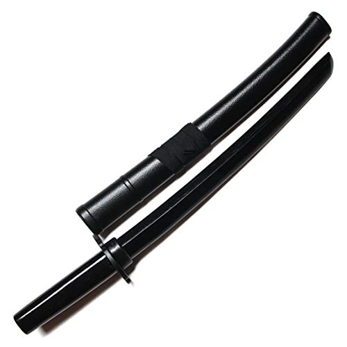 E-BOGU Martial Art Training Equipment Set with Plastic Scabbards and Tsuba Handguard (Black)
