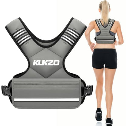 Adjustable Weighted Vest Woman, 06-12/12-18/20-32lb Weight Vest Men - color: Grey, size: 20-32lb