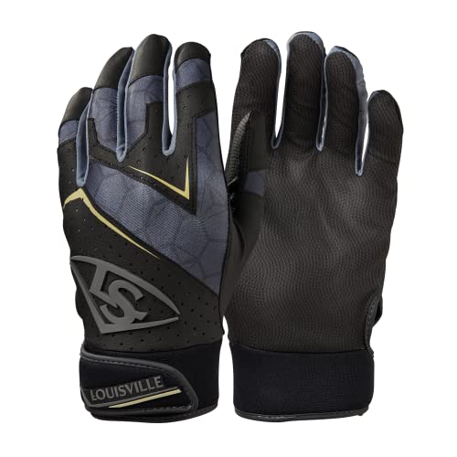 Louisville Slugger Youth Genuine 2.0 Batting Gloves - color: Black, size: Small