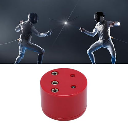 Fencing Tester,Foil and Epee Round Fencing Tester,Fencing Electric Sword Tester,Fencing Testing Box for Foil Epee Round Sword