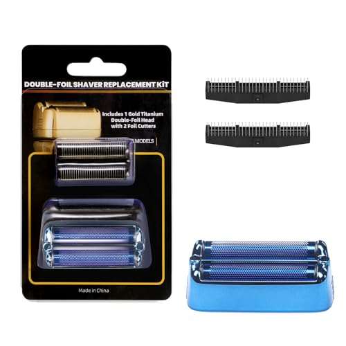 Shaver Replacement Foil Compatible with BaBylissPRO FXONE Double Foil - color: Blue-1 Pack