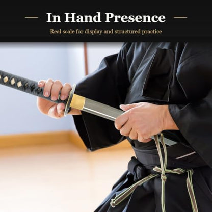 1045 Katana, Hand Forged Full Tang Japanese Sword | Classic Tsuba Series - color: Bamboo