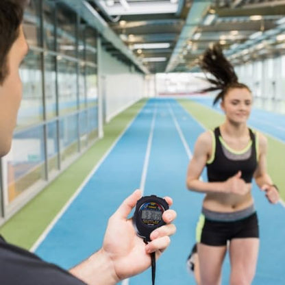UPKOCH Multi-Function Game Stopwatch Digital Match Timer with Lanyard Handheld Training Timer for Referees Coaches Running Swimming Track and Field Practice