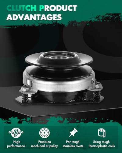 SCITOO PTO Clutch Fit for John Deere LX172 LX173 LX176 LX178 LX186 LX188 - style: AM123123