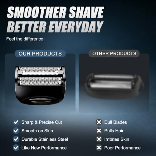 Replacement Foil & Blade for Remington Shaver Model PF7400/PF7500/PF7600 Shaver,3-Pack - size: 7400/3pack