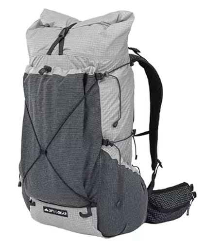 3F UL GEAR 30L+10L UHMWPE Ultralight Waterproof Hiking Backpack Daypack Outdoor Camping Travel Backpack for Men Women (Galaxy Gray, Medium) - color: Galaxy Gray, size: Medium