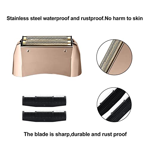 Shaver Replacement Pro Foil & Cutter,Compatible with andis TS-1 Shaver Head - color: Rose Gold 2 Pack