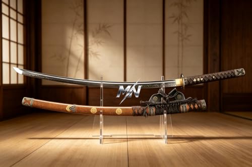 Handmade Japanese Tachi Katana T10 Carbon Steel Clay Tempered Sharp Blade