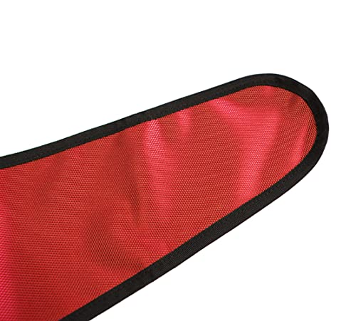 LEONARK Fencing Sword Sling Shoulder Bag for Foil Epee and Saber - Hema Longsword Bag Cover Case for Fencing Weapons - style: Dual Sword Bag-red