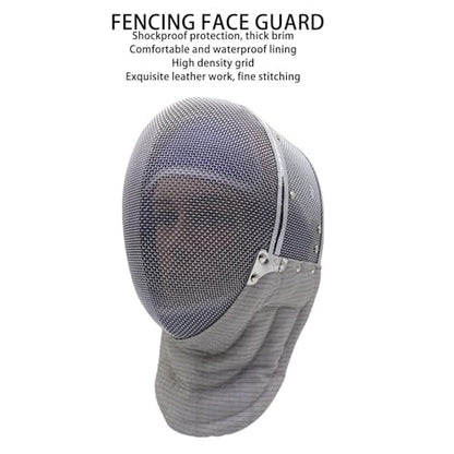 Srliya Fencing Mask, Coach Fencing Mask 350N, Universal Protector Kendo Fencing Fencing Helmet for Training Sports Supplies - size: X-Small