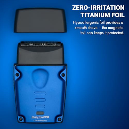 BaBylissPRO High-Performance Compact LO-PROFX Shavers for Men - color: Blue, style: Shaver Only