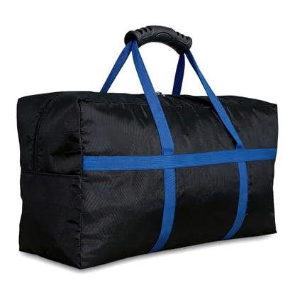 56 Inch Travel Duffel Bag, Heavy Duty 600D Foldable Large Capacity - size: 56"(L)*15"(W)*27"(H)