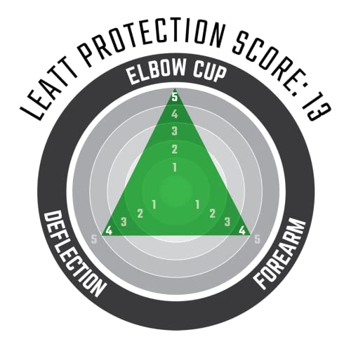 Leatt 3DF Hybrid Elbow Guard - color: White/Black, size: Small-Medium