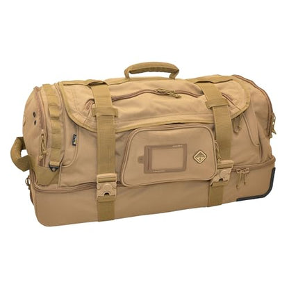 HAZARD 4 Shoreleave - Rolling Duffle Bag With Wheels and Handle - Large Heavy Duty Travel Luggage, Wheeled Camping Duffel Bags for Men and Women, Tactical Weekender Baggage (103.4L) (Coyote)
