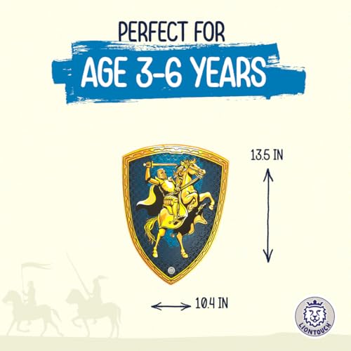 Liontouch - Medieval Knight Foam Shield for Boys - Age 3-6 Years - style: Knight