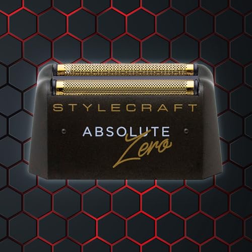 StyleCraft Absolute Zero Foil Shaver for Men Retractable Precision Trimmer - color: Gold Foils, Black Echo Cutters