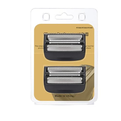 Replacement Head & Cutter Assembly for Remington PF7400/PF7500/PF7600 - color: Black-2 Pack