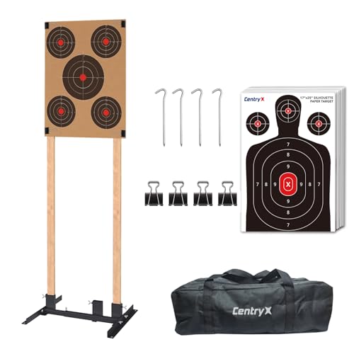 Adjustable Shooting Target Stand Base for Paper Targets Silhouette, H Shape - color: Black-1pack
