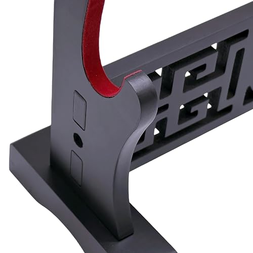 Padded Sword Stand Display Velvet Protect Sword Rack Katana Genji Japanese Samurai Blade Gladius Templar Medieval Sword Stand Holder - Dragon - color: 3-Tier