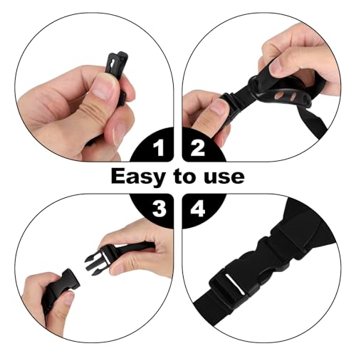 2pcs Universal Hard Hat Chin Straps, Adjustable Y-Shape Safety Helmet Strap