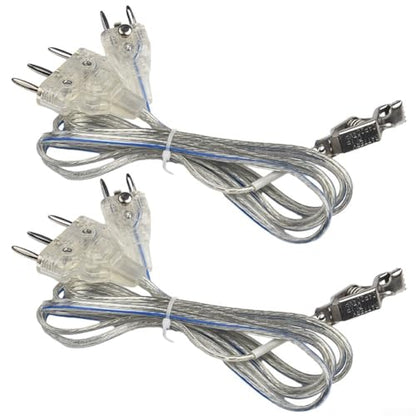 2Pcs Fencing Body Cords For Foil And Saber, 50Cm PVC-Copper Hand Line Clamp With Transparent Cable, Reliable Conductivity For Training And Competition