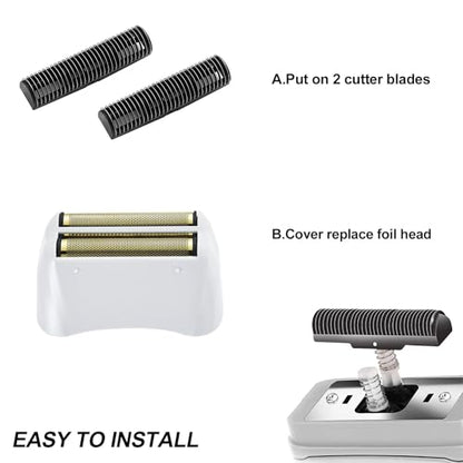 Replacement Foil & Cutter for Andis reSURGE Shaver 17300,White - color: White/3Pack