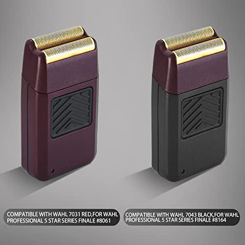 5 Star Shaver Replacement Foil Compatible with wahl Shaver Foil - color: 2 Pack Gold