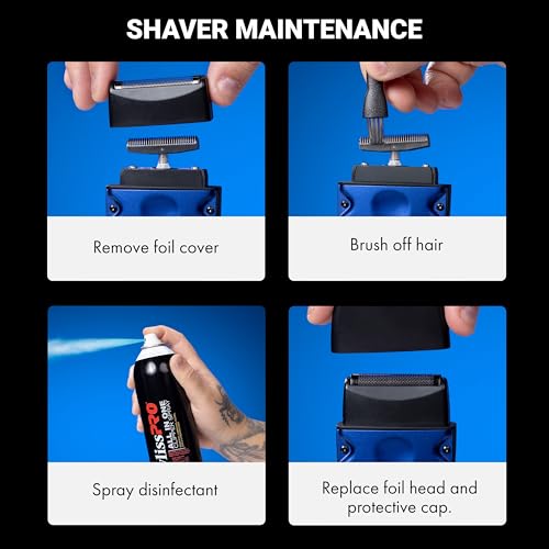 BaBylissPRO High-Performance Compact LO-PROFX Shavers for Men - color: Blue, style: Shaver Only