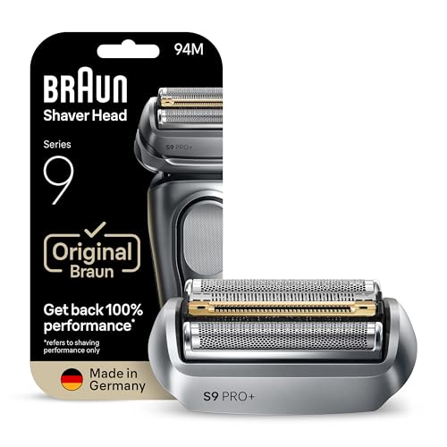 Series 9 Men's Electric Shaver Head Original Replacement Blade, Silver 94M
