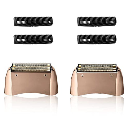 Shaver Replacement Pro Foil & Cutter,Compatible with andis TS-1 Shaver Head - color: Rose Gold 2 Pack