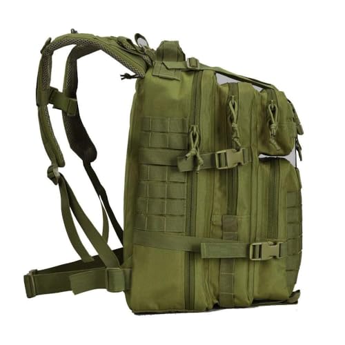 REEBOW GEAR 38L Tactical Backpack for Men 3 Day Military Bug Out Bag - color: Green