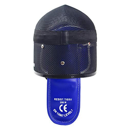 LEONARK Fencing Foil Mask Fencing Helmet CE 350N Certified National Grade Masque - Fencing Protective Gear - color: Black, size: Small