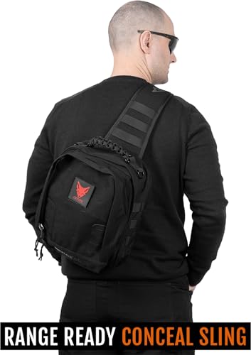 ACE Schakal Tactical Sling Gun Bag for Pistols with CCW Holster - color: Black