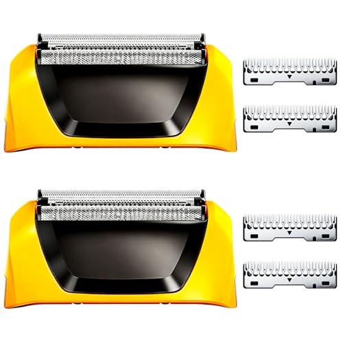 Head Shaver For Wahl Shaver Replacement Foils Heads - color: Yellow (2PCS)