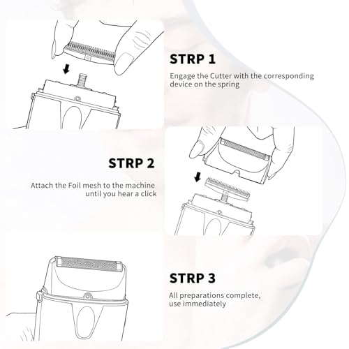 Grey Foil & Cutter Compatible with BaBylissPRO UVFOIL Single 2pcs - color: Grey-2pcs