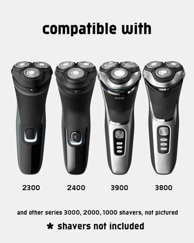 SH30 Replacement Heads for Philips Norelco Shaver Series 3000, 2000, 1000 - size: 3 Packs