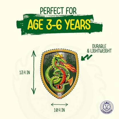 Liontouch - Dragon Slayer Foam Shield for Kids - Age 3+ Years - style: Dragon