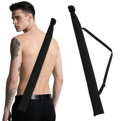 CIATBYYJ Sword Bag Black Samurai Swords Carrying Case Sword Sheath Cover Carry Bag Carrying Case Holder Katana Cases with Strap Bokken Bags for Samurai Cosplay Costume Halloween Party