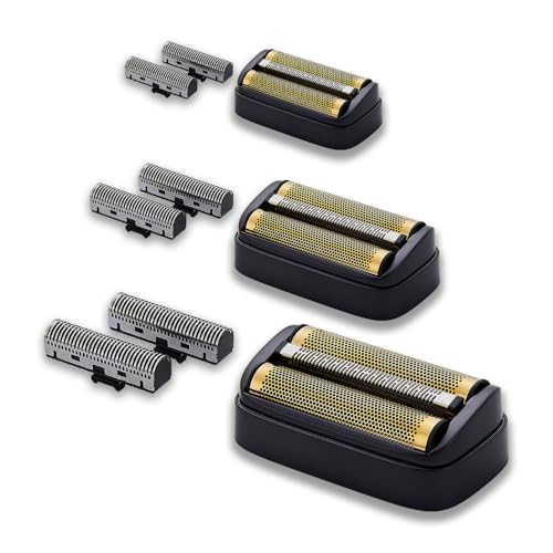Replacement Foil & Inner Cutters for Andis 17300 reSURGE, Black, 3 Pack - color: 3 Pack