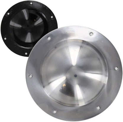 Medieval Shield Boss for Viking Buckler Shields, 8.25 x 8.25 Inch, 14 Gauge Iron Steel, Handforged Combat Umbo - color: Black